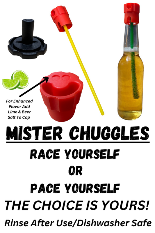 Mr. Chuggles - Portable Beer Bong (4-Pack)